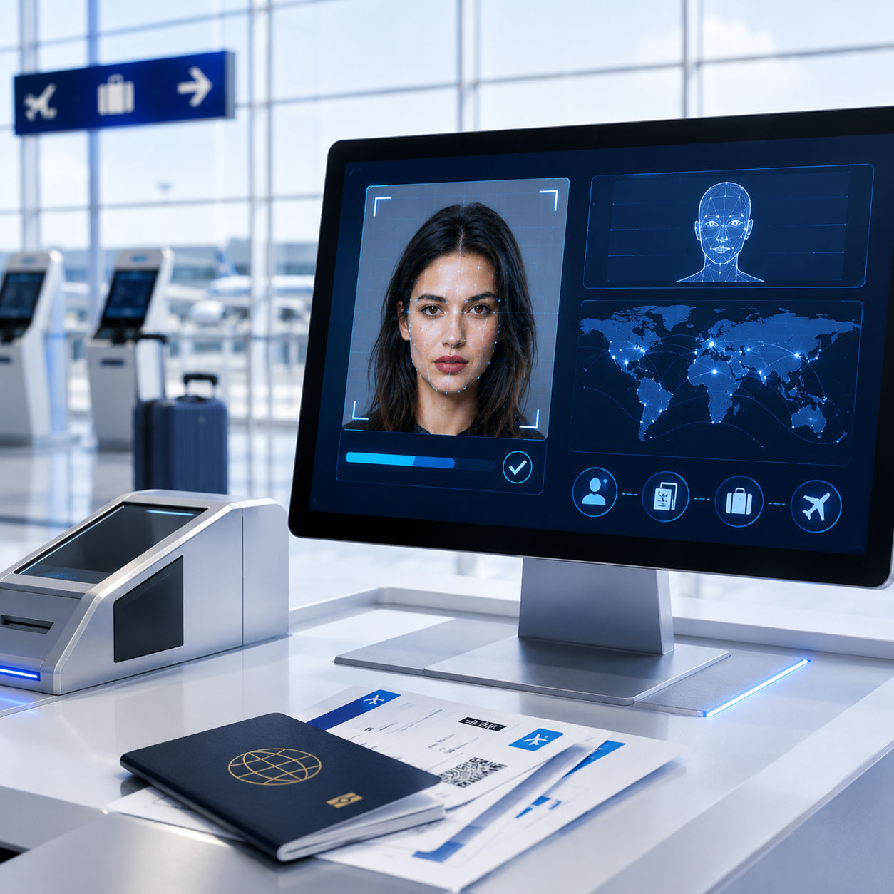 AI Face Search in the Contemporary Transportation and Tourism